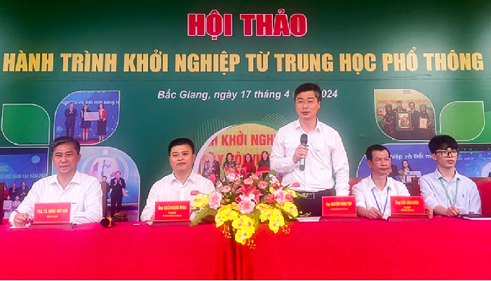 CHIA SẺ KINH NGHIỆM KHỞI NGHIỆP VỚI HỌC SINH THPT TẠI BẮC GIANG